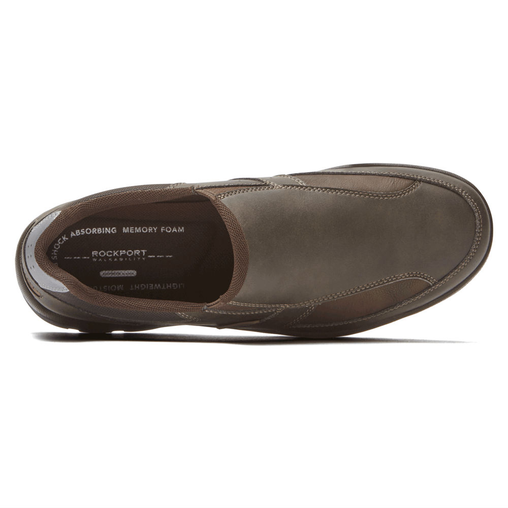 Rockport Slip-On For Mens Brown - Get Your Kicks - QB9084735